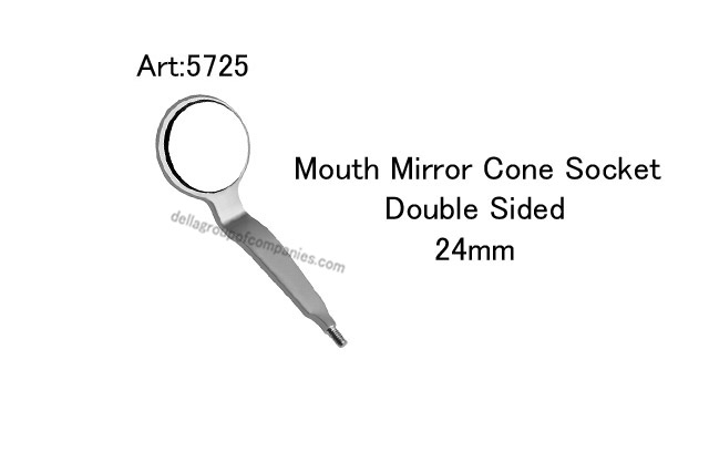 Mouth Mirror  Cone Sockt Double Sided