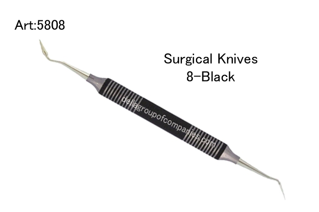 Surgical Knives -8- Black