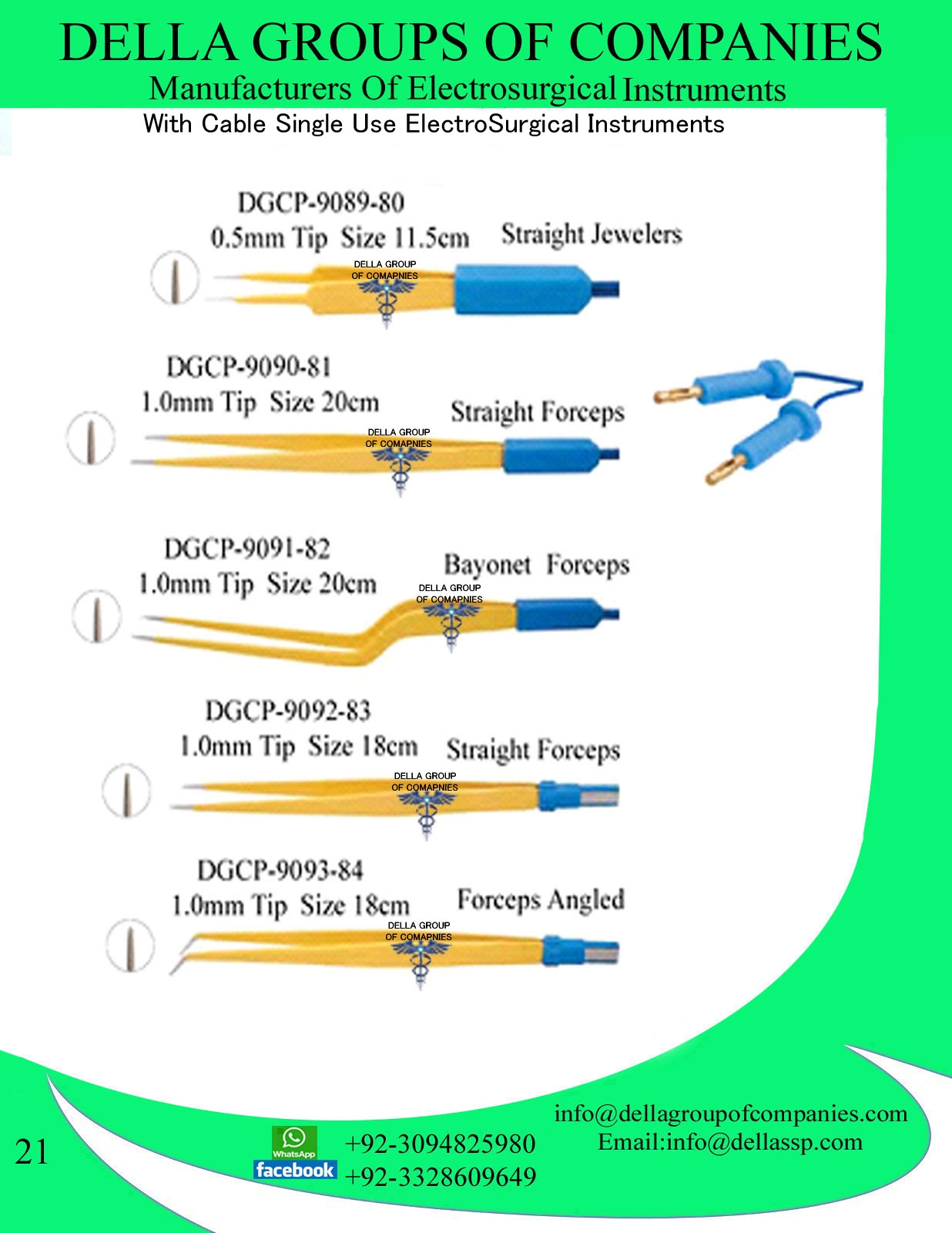 Single Use Bayonet Bipolar Forceps