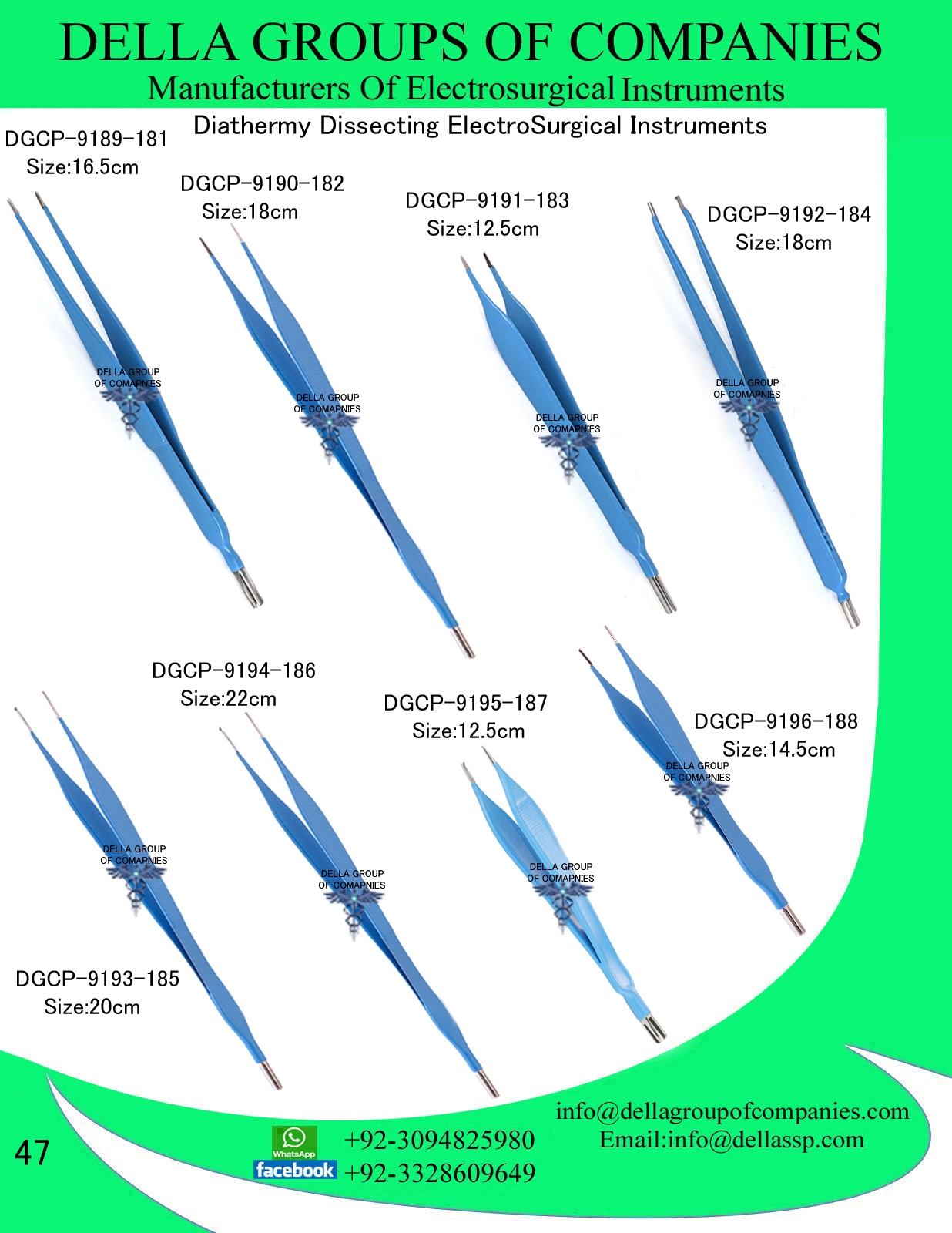 Electrosurgical Dissecting Forceps