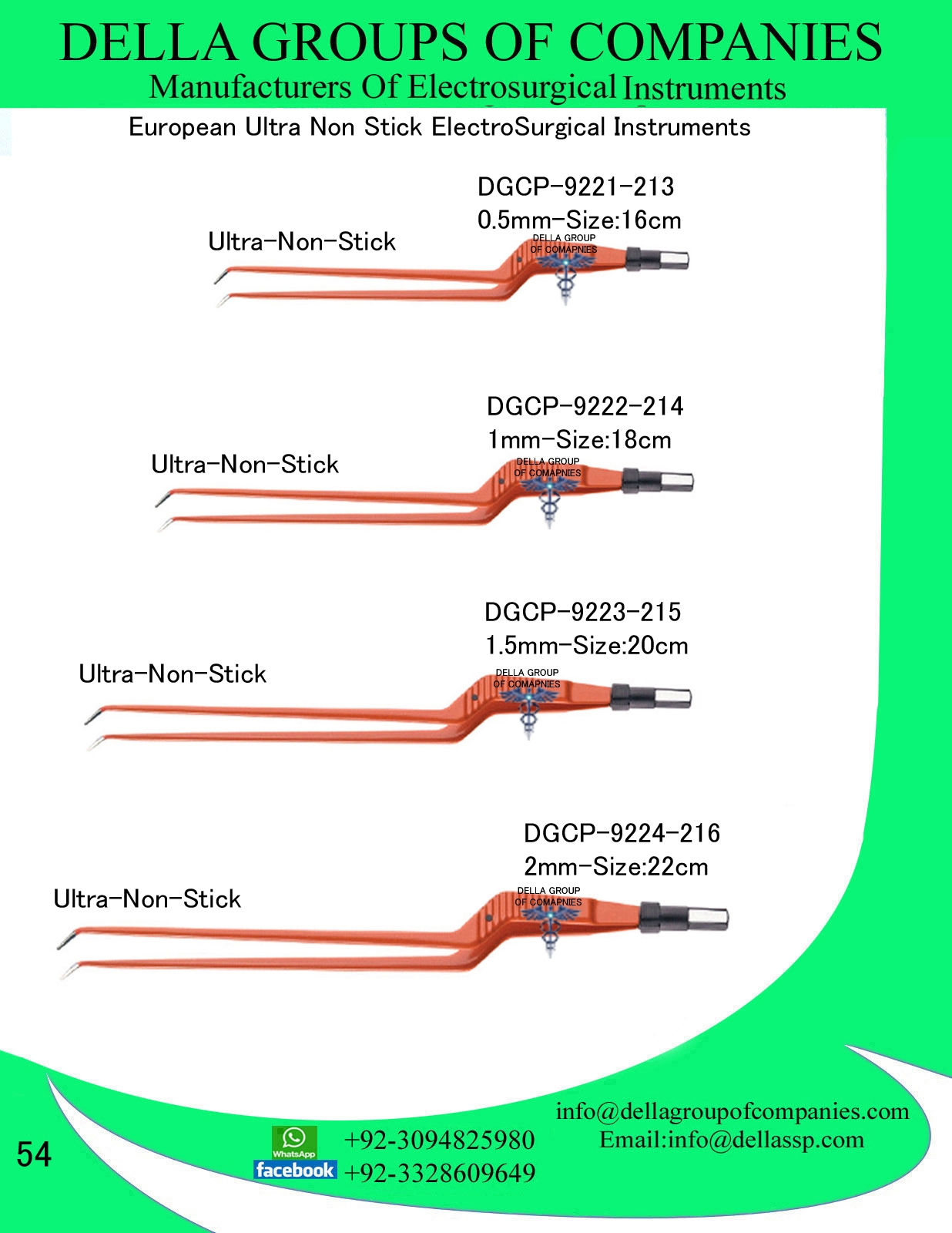 European Bayonet Ultra Non-Stick Forceps