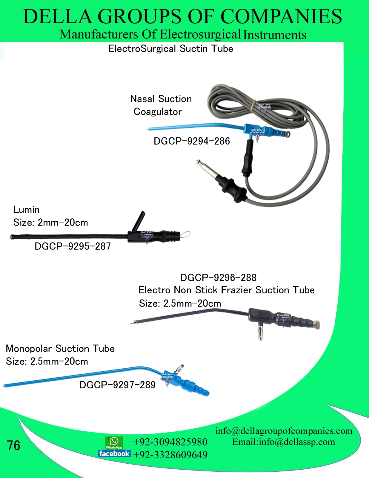 Electrosurgical Suction Tube