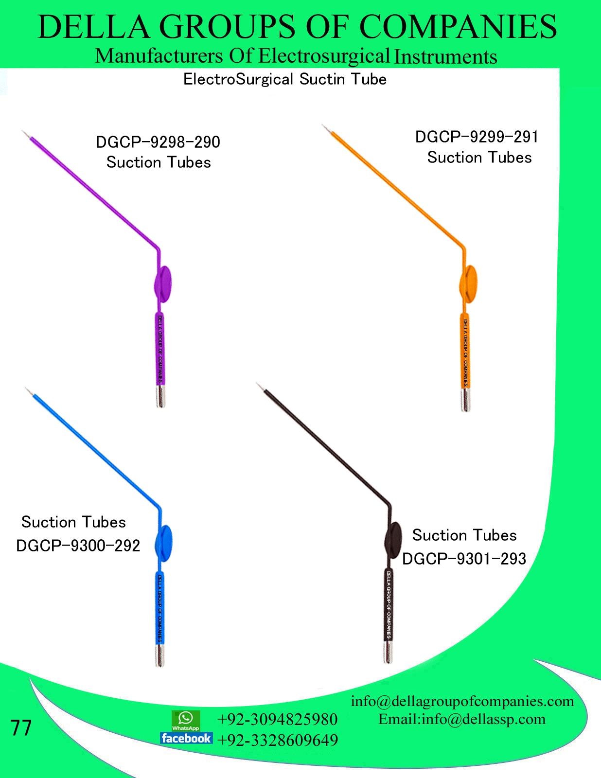 Electrosurgical Suction Tube