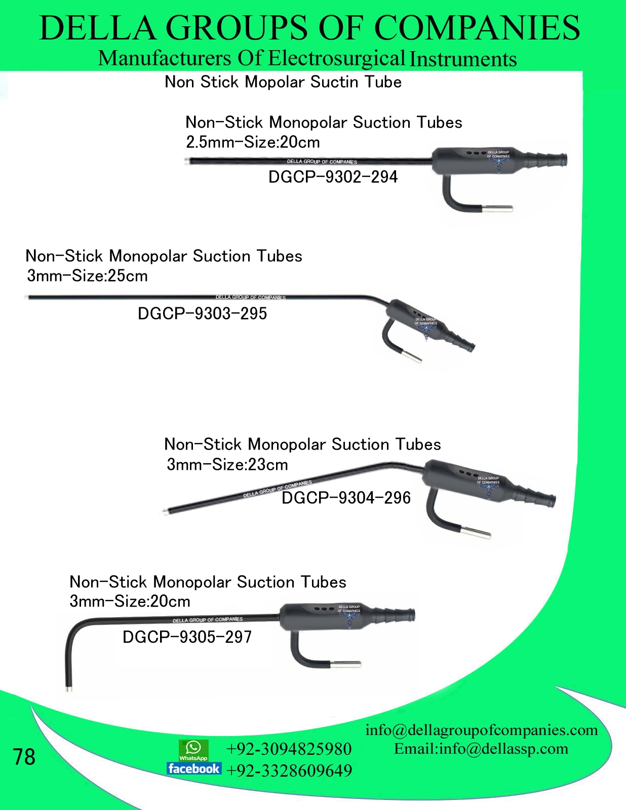 Electrosurgical Suction Tube