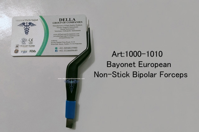 Bayonet European Non-Stick Bipolar Forceps
