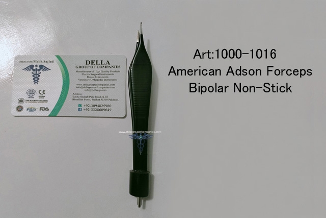  American Adson Forceps Bipolar Non-Stick