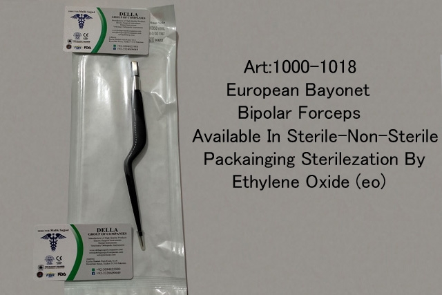 Bayonet European  Non-Stick Bipolar Forceps 
