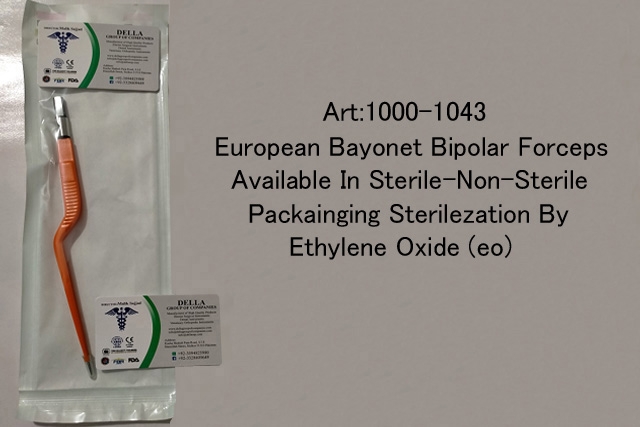 Bayonet European  Non-Stick Bipolar Forceps 