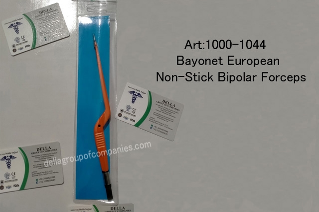 Bayonet European  Non-Stick Bipolar Forceps 