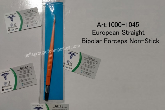  European Straight Forceps  Non-Stick Bipolar Forceps 