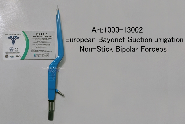  European Bayonet Suction Irrigation Non-Stick Bipolar Forceps