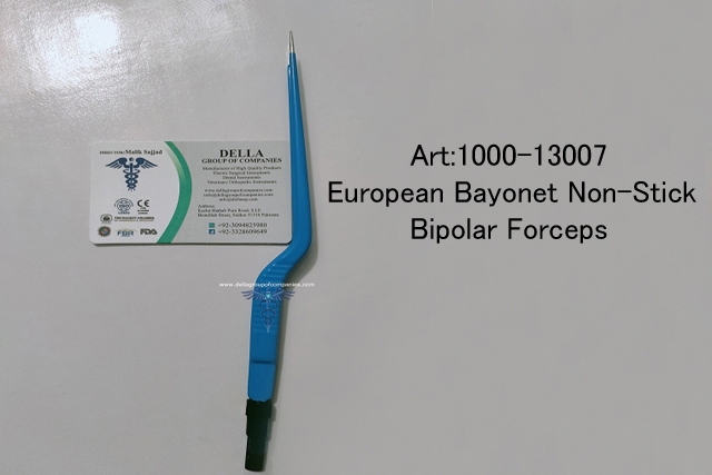 Bayonet European Non-Stick Bipolar Forceps