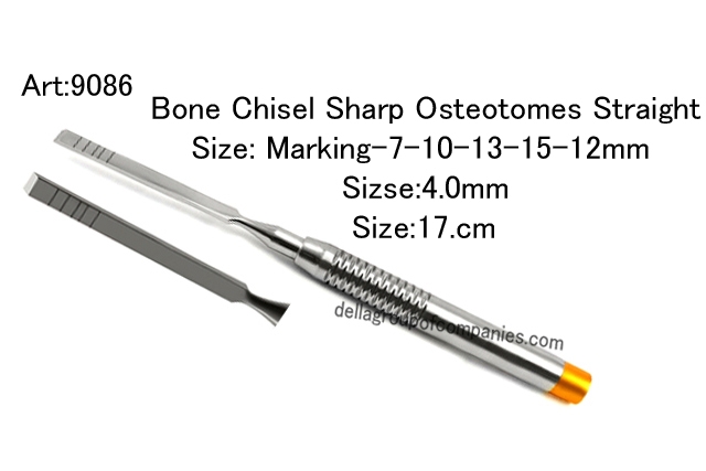 Bone Chisel Sharp Osteotomes Straight  