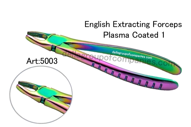 English Extracting Forceps Plasma Coated