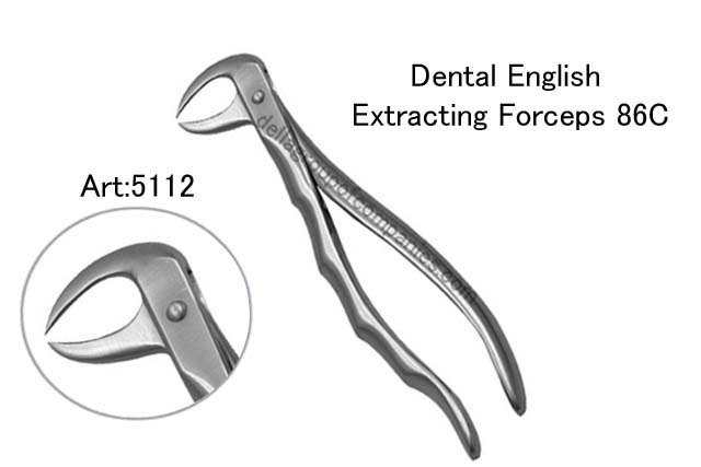 Dental English  Extraction Forceps  Anatomical & finger Handle