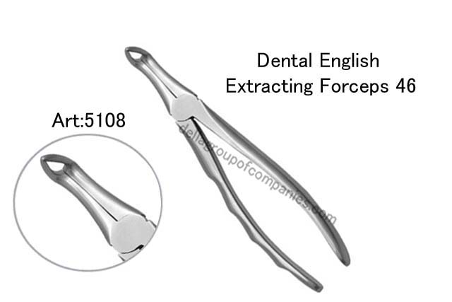 Dental English  Extraction Forceps  Anatomical & finger Handle
