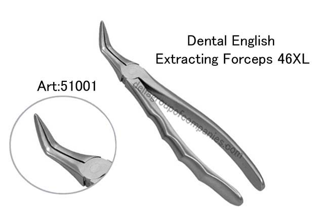 Dental English  Extraction Forceps  Anatomical & finger Handle 