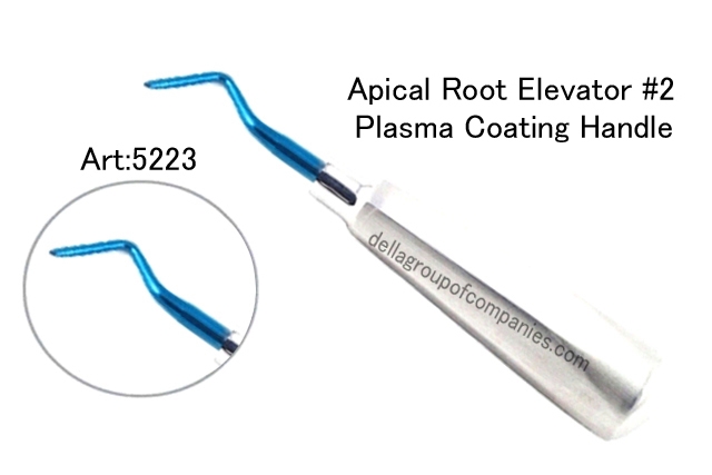 Apical Elevator Angled Plasma Coating 