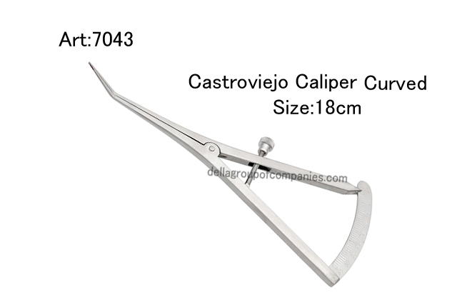 Castroviejo Caliper Curved