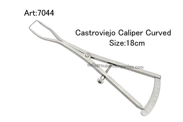 Castroviejo Caliper Curved
