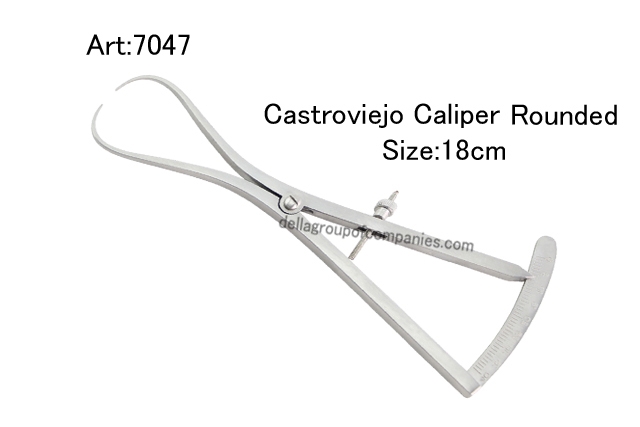 Castroviejo Caliper Rounded