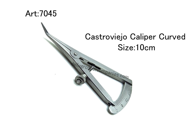 Castroviejo Caliper Curved