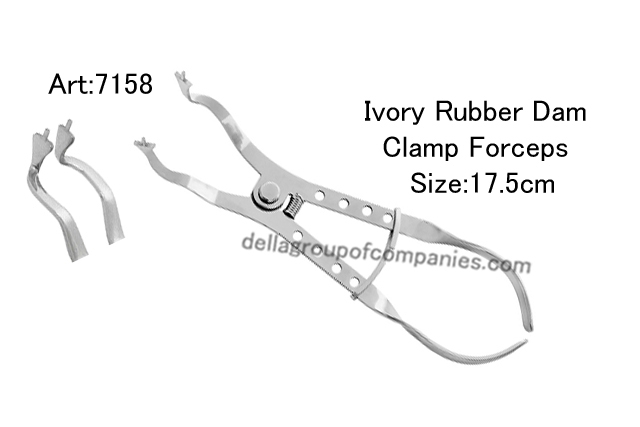  Ivory Rubber Dam Clamp Forceps 