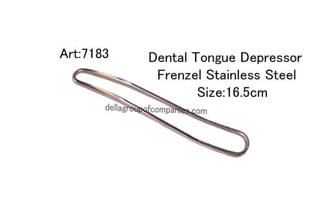 Dental Tongue Depressor Frenzel Stainless Steel 