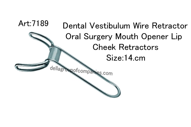 Dental Vestibulum Wire Retractor Oral Surgery Mouth Opener Lip  Cheek Retractors  