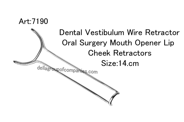 Dental Vestibulum Wire Retractor  Oral Surgery Mouth Opener Lip  Cheek Retractors 