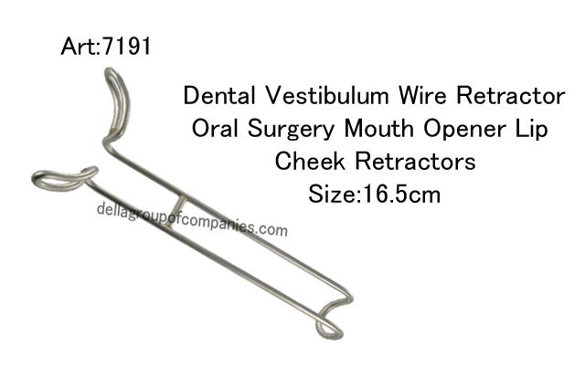 Dental Vestibulum Wire Retractor  Oral Surgery Mouth Opener Lip  Cheek Retractors 