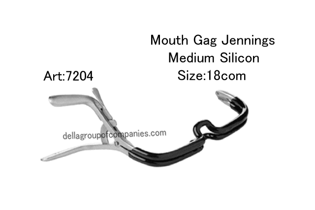  Mouth Gag Jennings Medium Silicon   