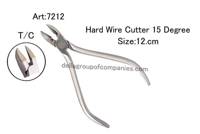 Hard Wire Cutter 15 Degree angled  T/C 