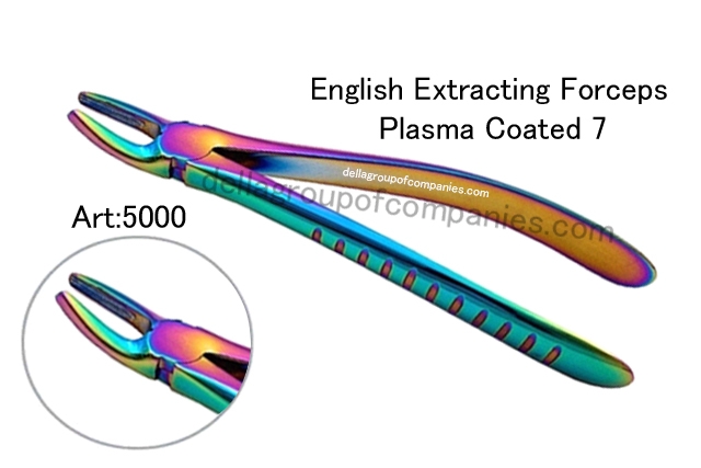 English Extracting Forceps Plasma Coated