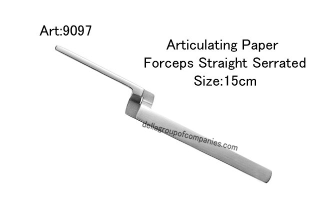 Articulating Paper Forceps Straight Serrated   