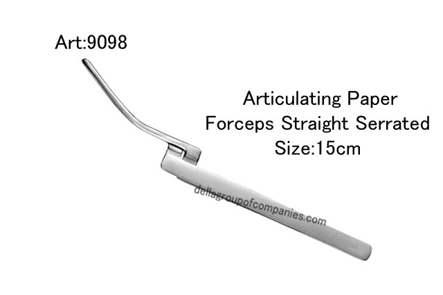 Articulating Paper Forceps Straight Serrated   