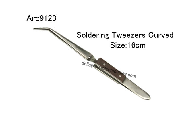 Soldering Tweezers Curved     