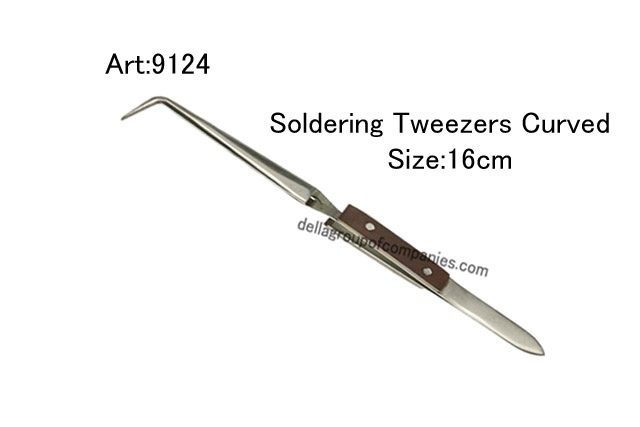 Soldering Tweezers Curved     