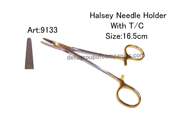 Halsey Needle Holder With  T/C  