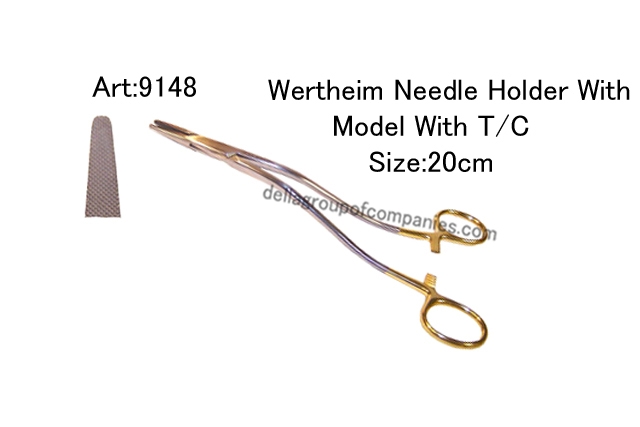 Wertheim Needle Holder  With T/C 