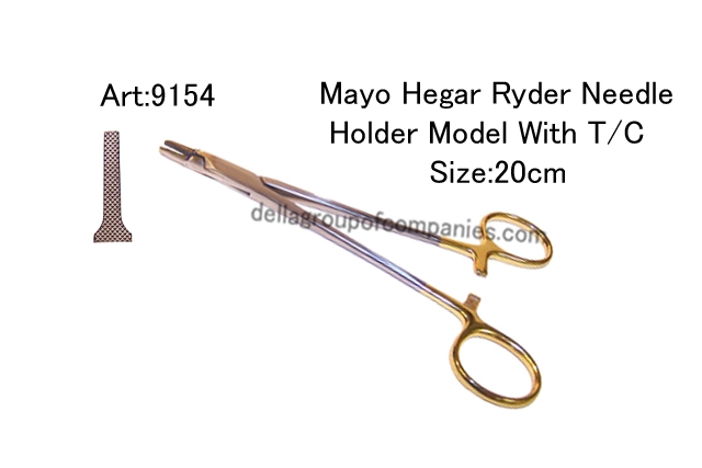 Mayo Hegar Ryder  Needle Holder Modle With T/C