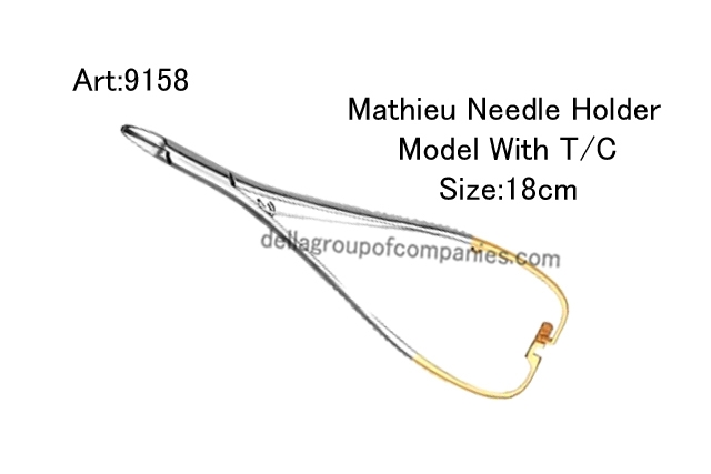 Mathieu Needle Holder Model With T/C   Tip.3mm Jaws 
