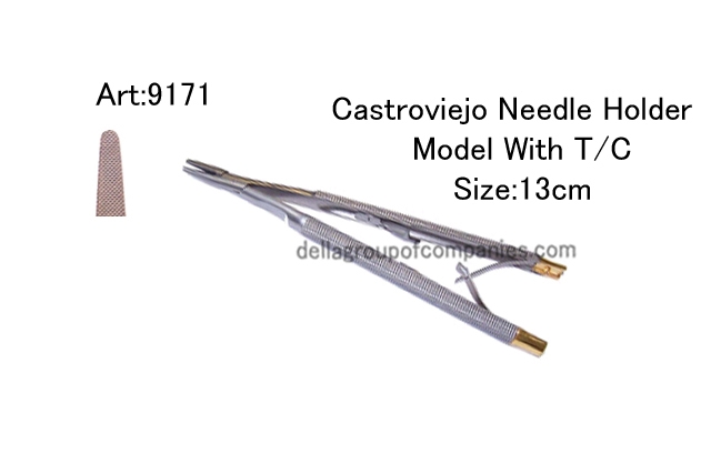 Castroviejo Needle Holder  Model With T/C​ 