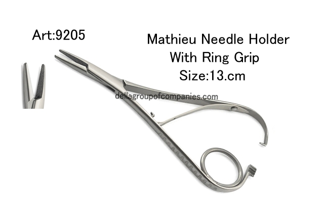 Mathieu Needle Holder With Ring Grip 