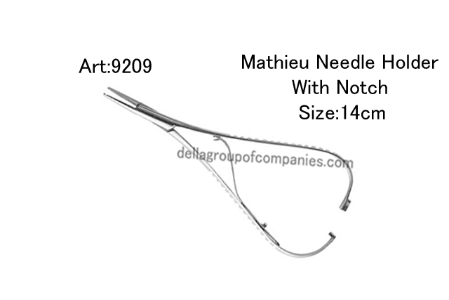 Mathieu Needle Holder  With Notch  