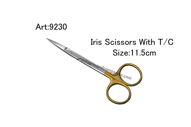 Iris Scissors With  T/C  