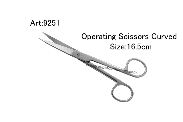 Operating Scissors Curved 