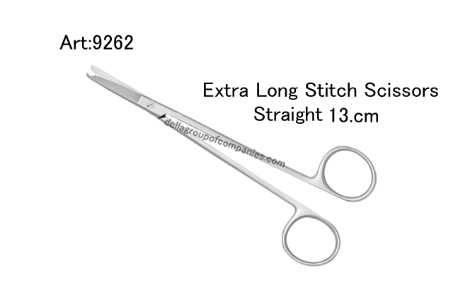 Extra Long Stitch Scissors  Straight  