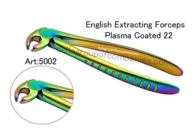 English Extracting Forceps Plasma Coated